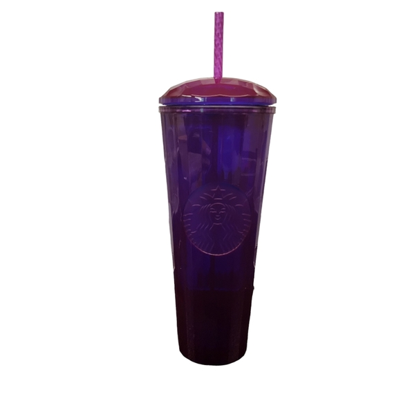 NEW Starbucks 2022 Purple Kaleidoscope Dome Limited Edition 24oz Tumbler - Picture 3 of 7